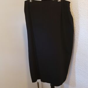 Jones New York Classic Black Pencil Skirt